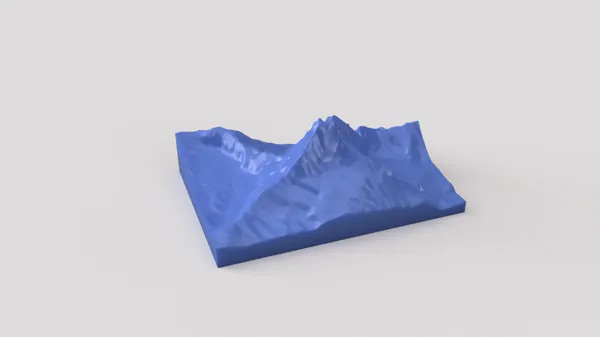 Carte topographique du Cervin