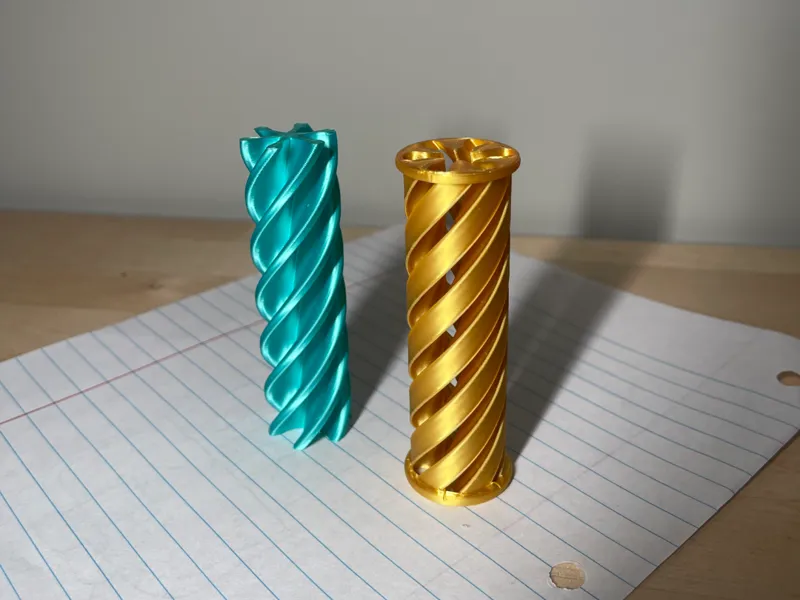 Longated Spiral Vortex Fidget