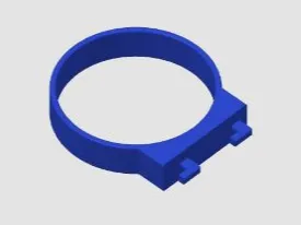 IKEA Skadis Schlauch Halter 80mm
