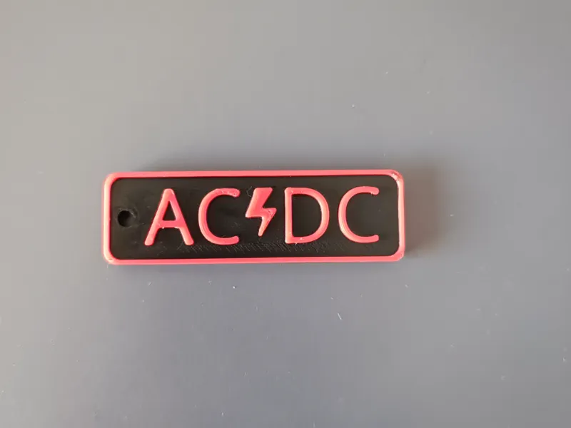 ACDC keychain
