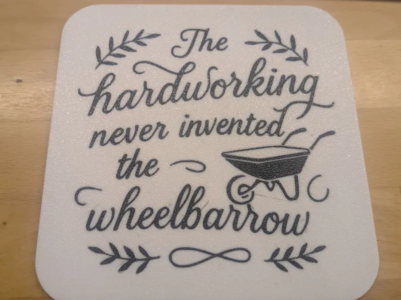 Sign reminding you to work smart, not hard