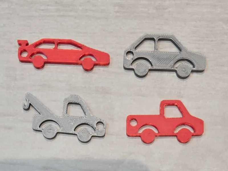 Cars & Pickup Keychain pack