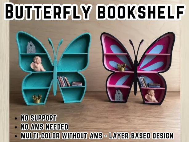 Butterfly Bookshelf