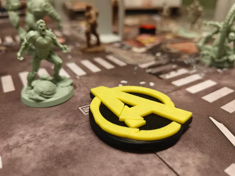 Avengers Sign Token – Marvel Zombies