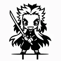 Figurine chibi Rengoku - Demon Slayer — photo 3