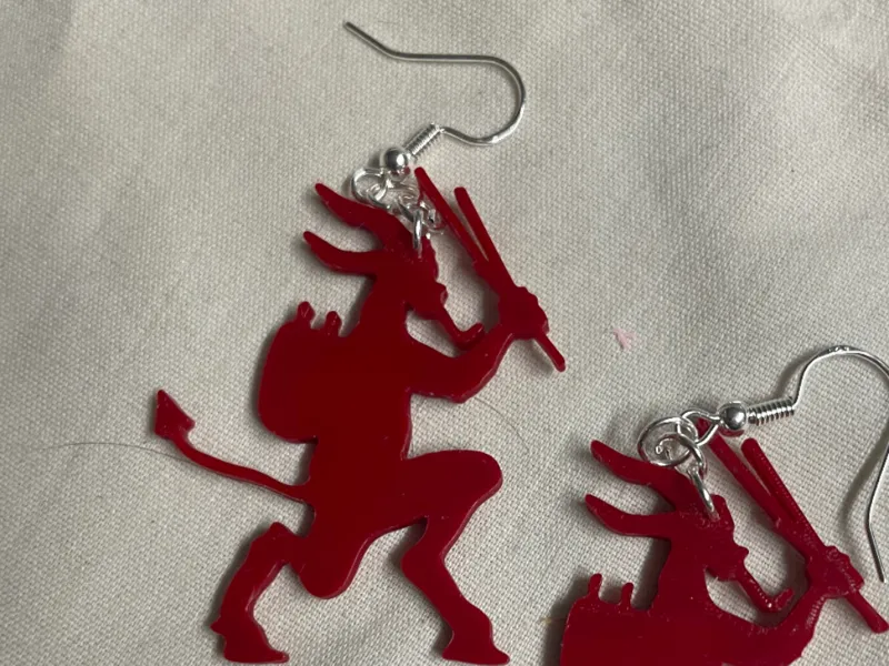 Krampus Earrings