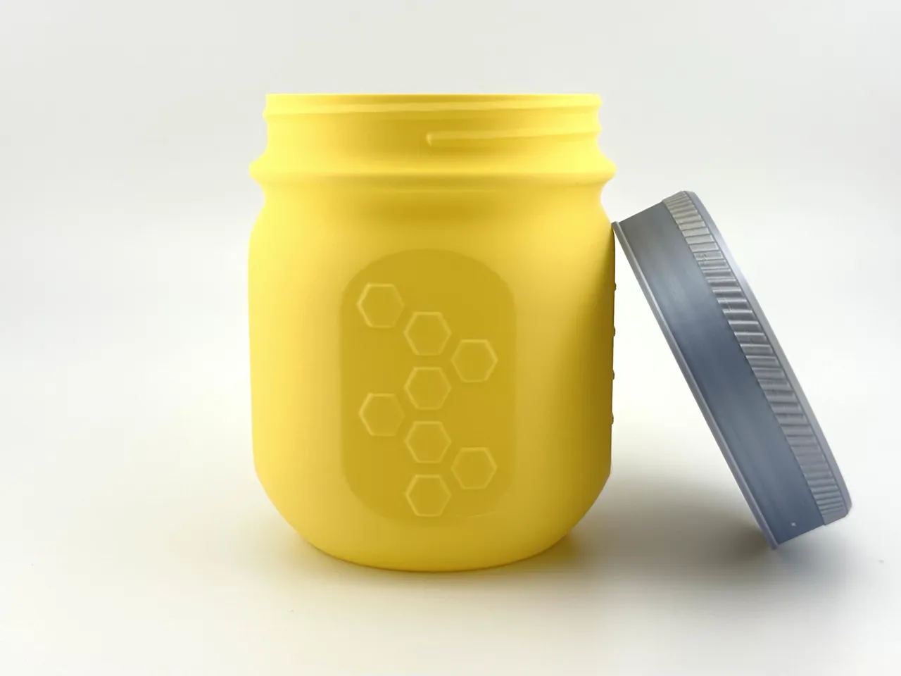 Short Mason Jar with Lid (Vase Mode) view 2