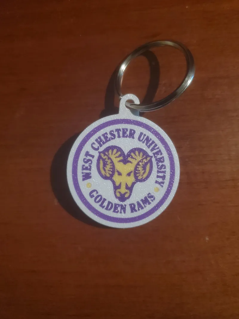 West Chester University Keychain