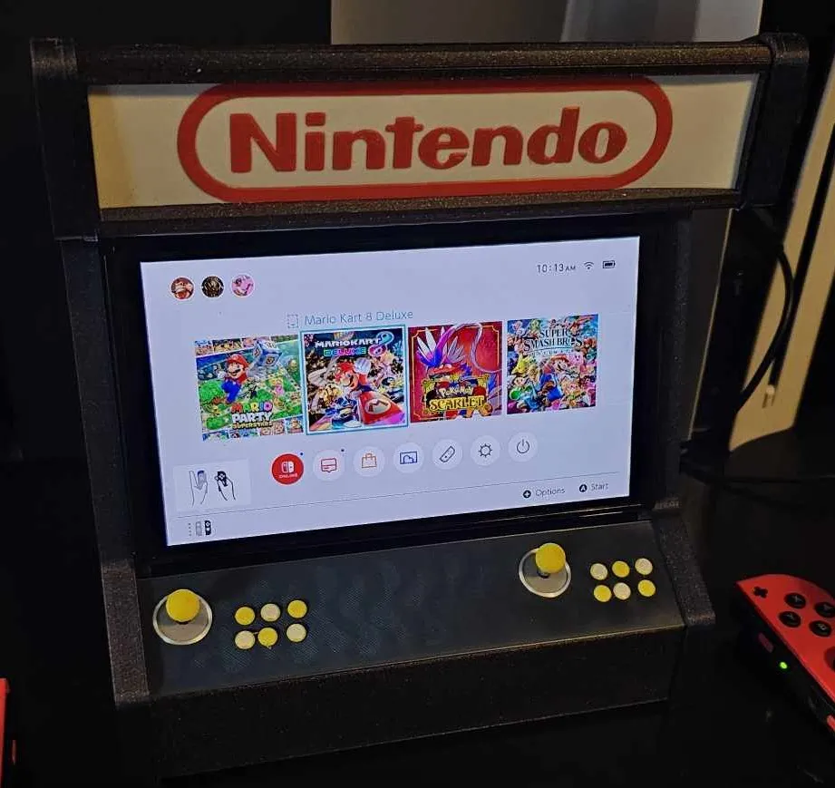 Nintendo Swtich Arcade stand with light up marquee by ...