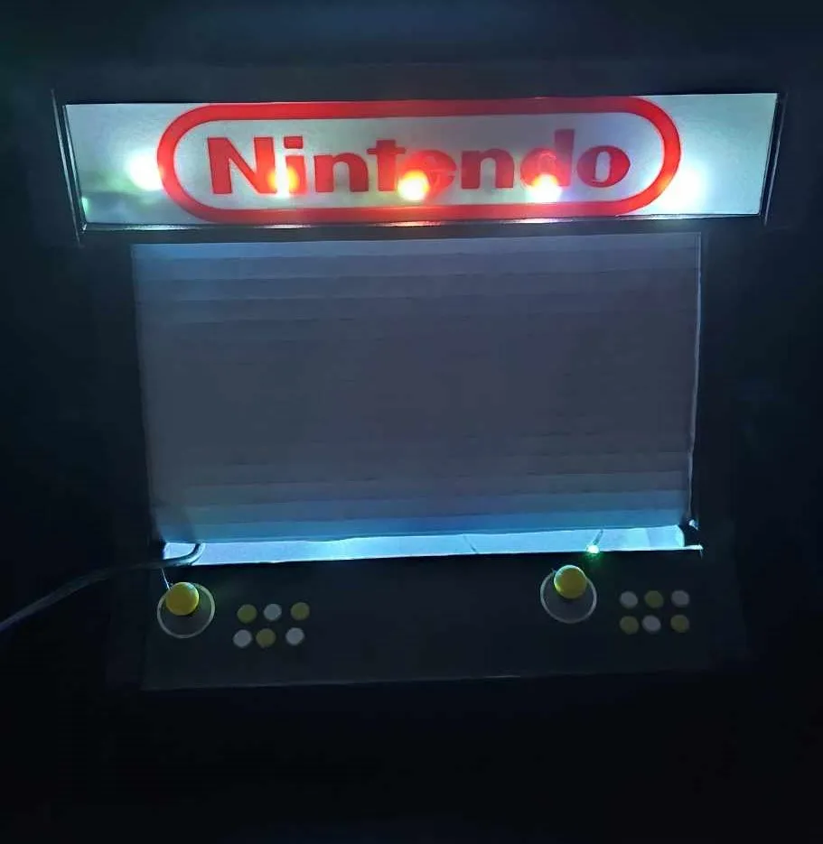Nintendo Swtich Arcade stand with light up marquee by ...