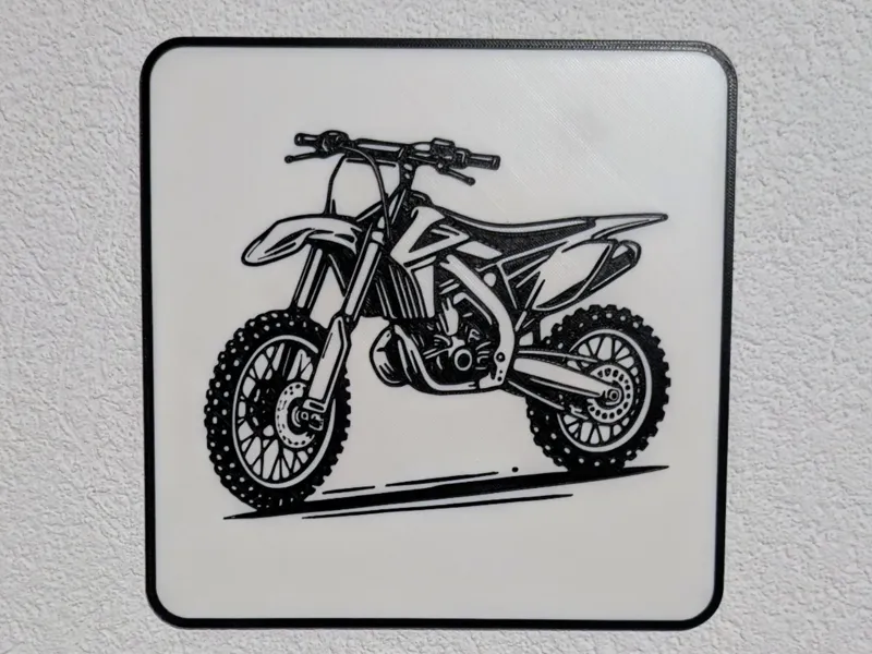 Wall Art: Motocross in a frame