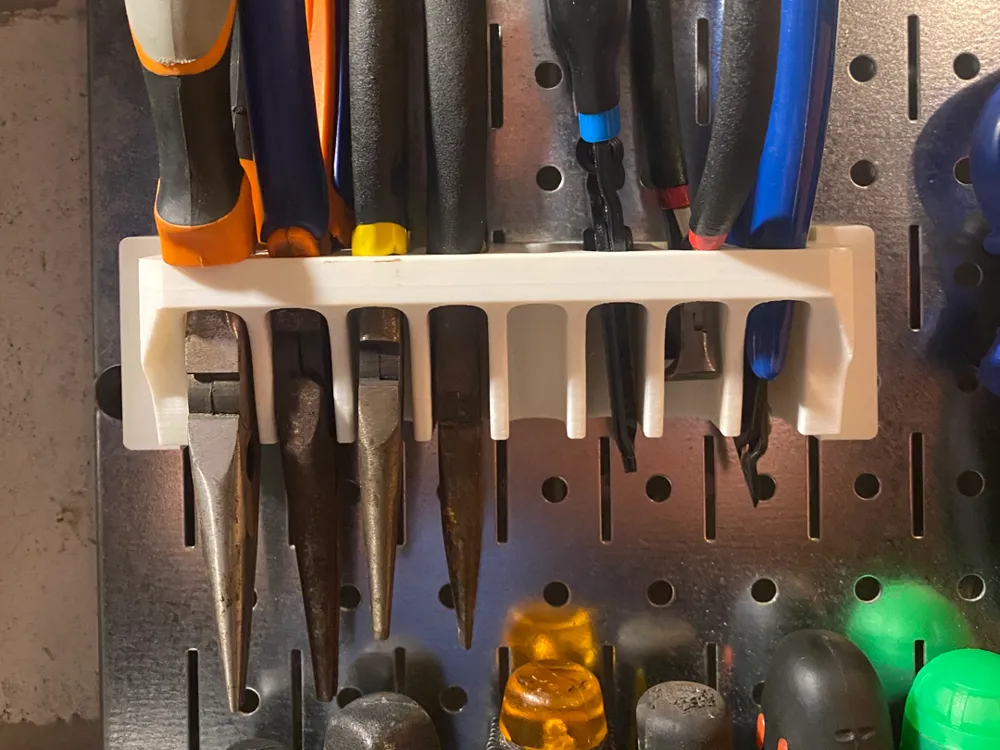 Wall Control Plier Holder Remixed by Gorf - MakerWorld