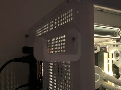 Headphone holder for PC case