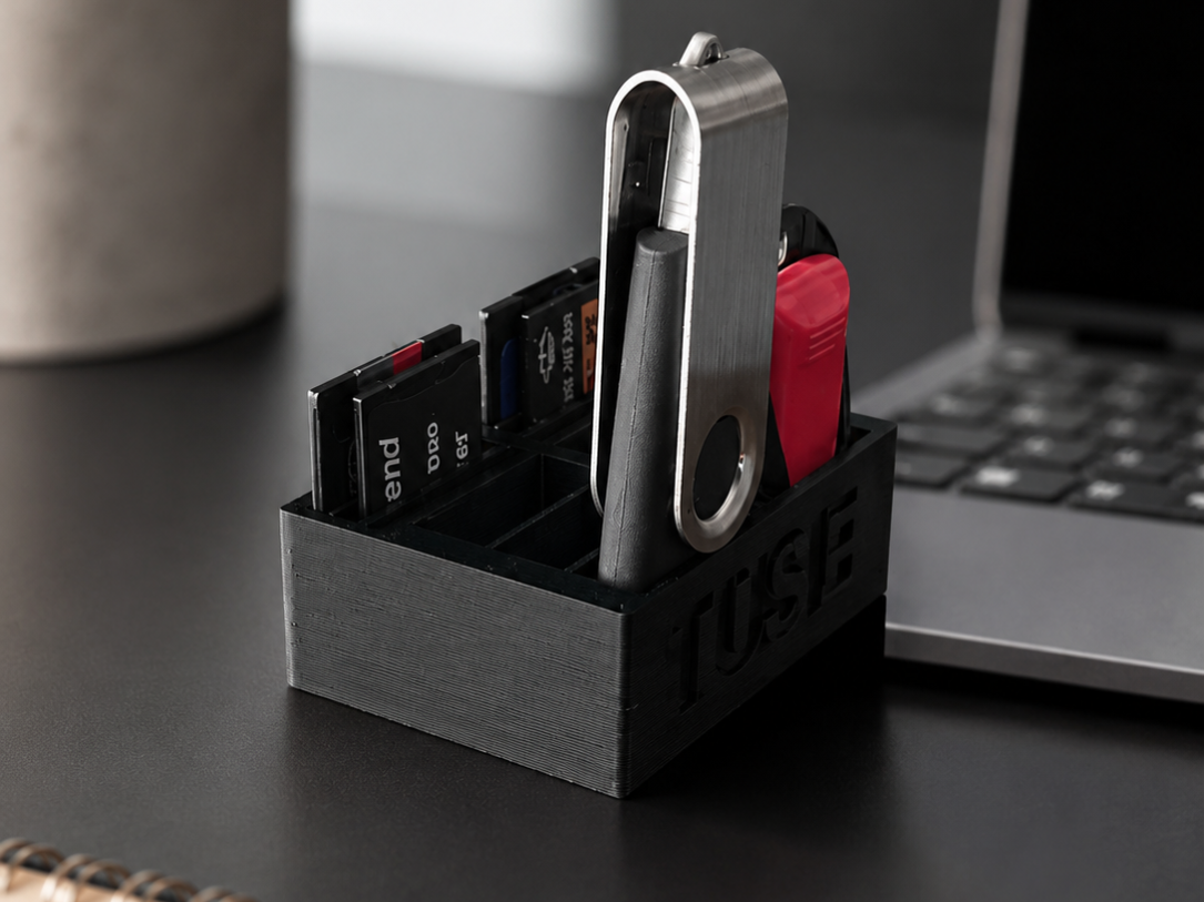 Organizer per SD e USB (12 slot totali)