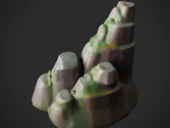 Rock, Mountin, Miniature mountin