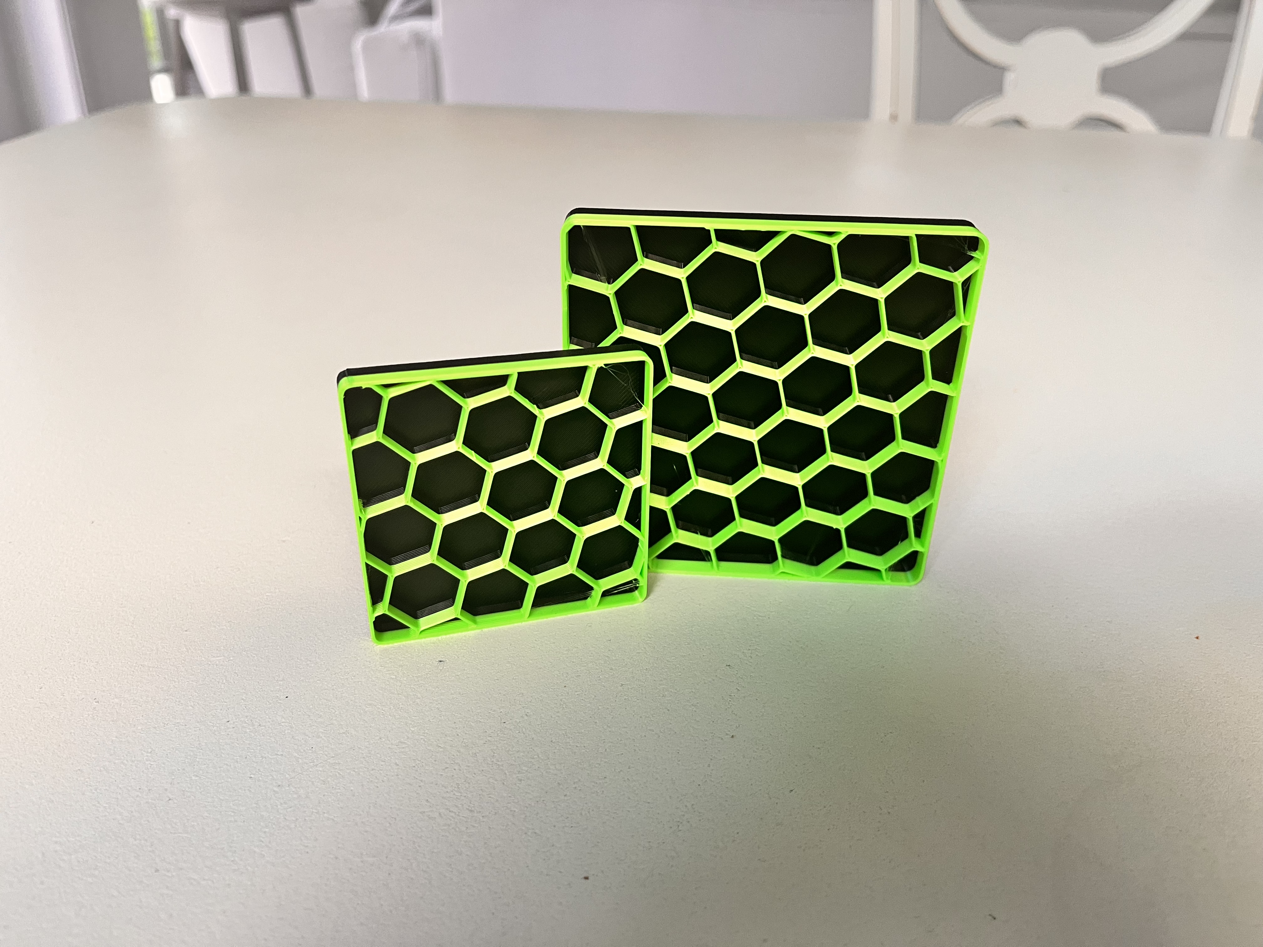 Miniatura 4 do modelo 3D Honeycomb Coasters