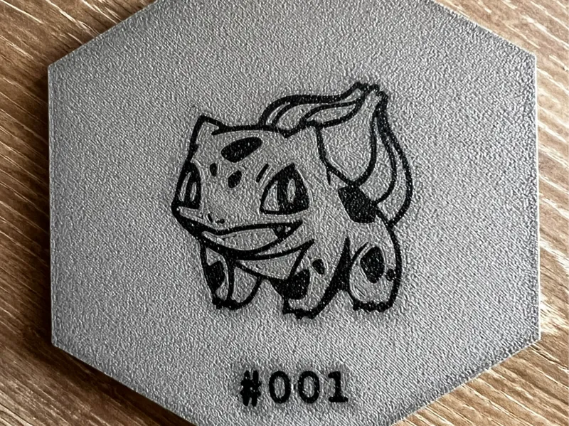 Pokemon Bulbasaur #001 Display Tile(Gameboy Gen1)