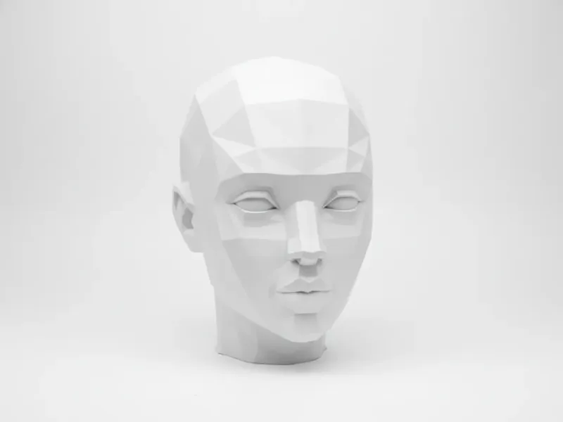 Female Low Poly Head