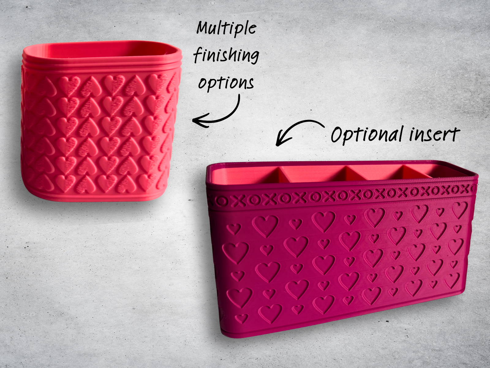 Valentine's Heart Container, Multiple Options