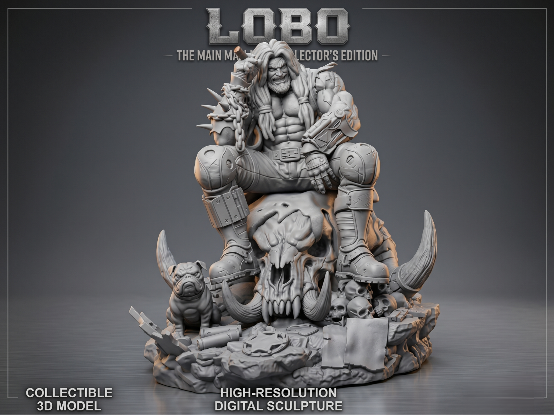 Lobo - Diorama ( DC comics )