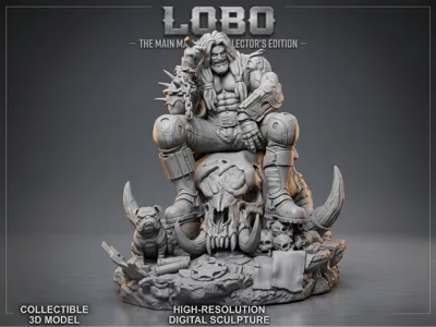 Lobo - Diorama ( DC comics )