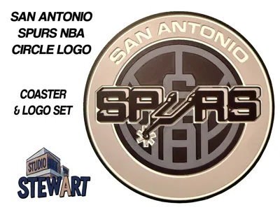 San Antonio Spurs NBA LOGO - COASTER/OFFICE SIGN