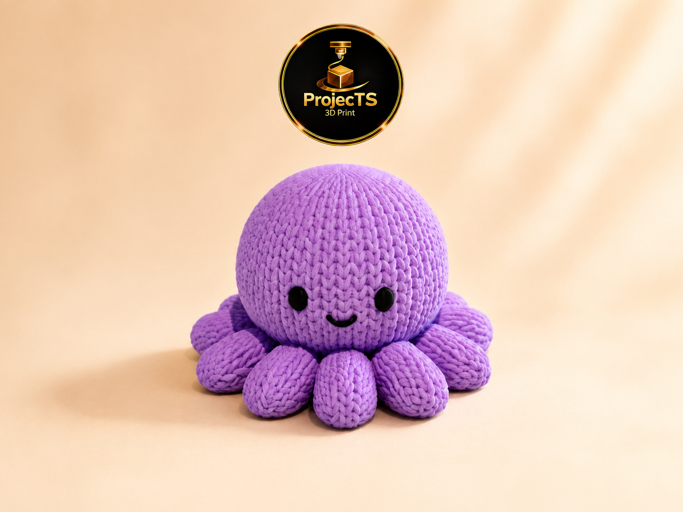 Gestrickter Oktopus