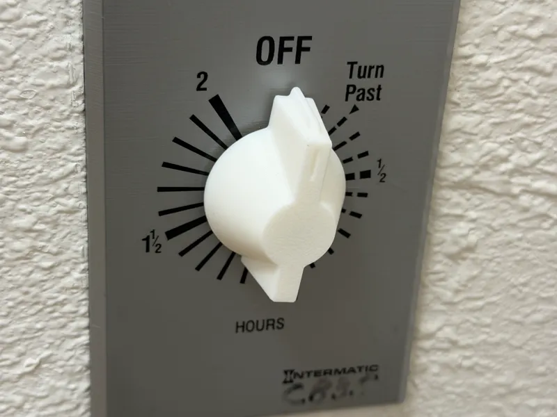 Intermatic mechanical timer knob for switch 