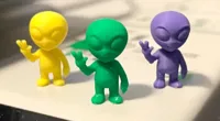 Normal size alien