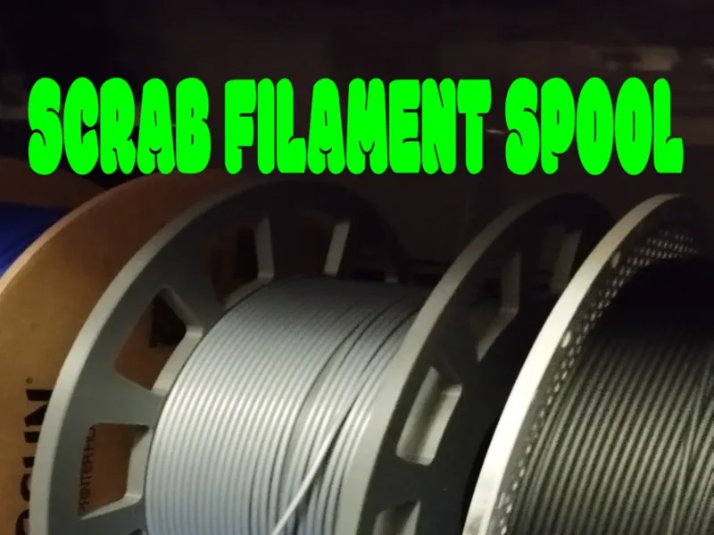 Scrab filaments spool 