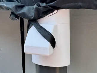 Above ground pool cover hook