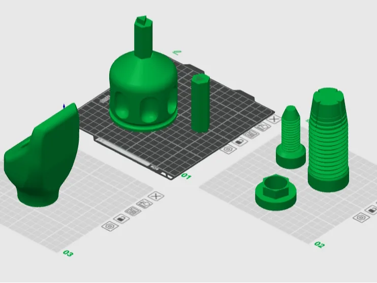 Dental Implant Model for a1 mini