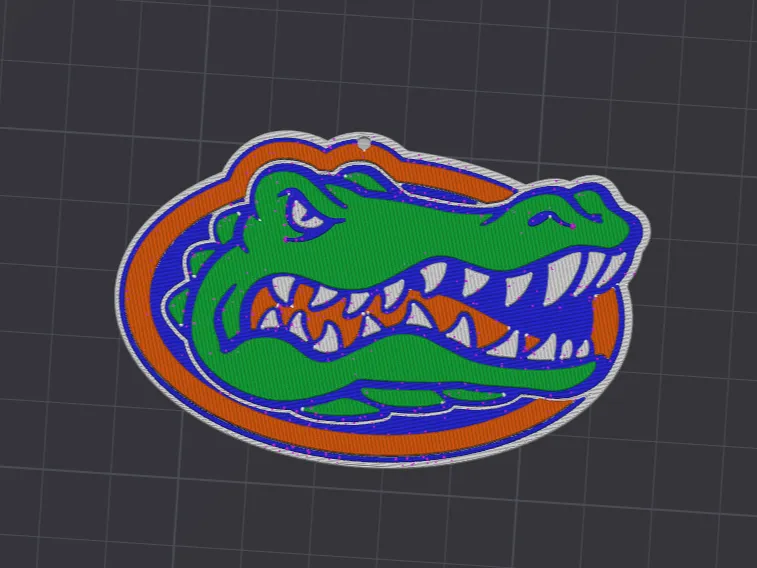 Florida Gators Logo Keychain