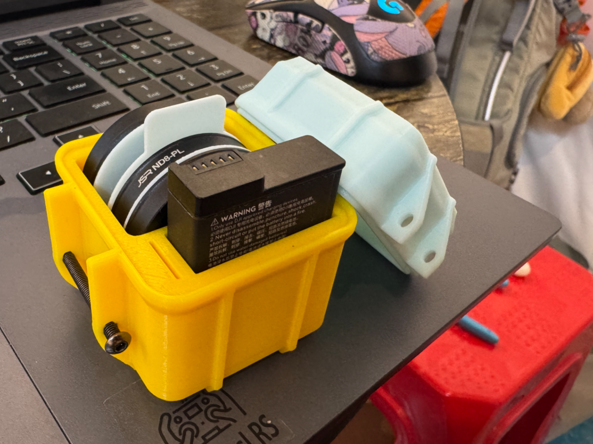 Miniatura 1 do modelo 3D Action通用 滤镜+电池盒