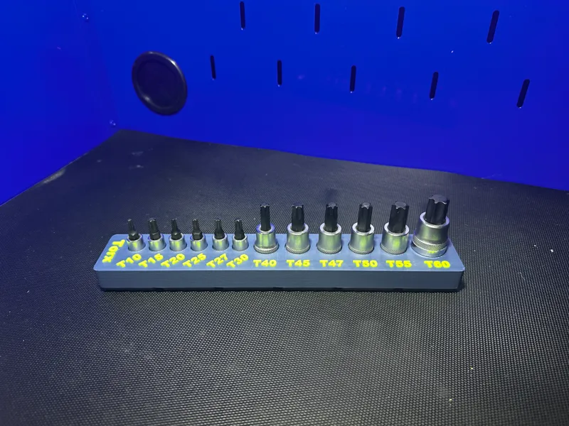 Gridfinity TORX Socket Tray