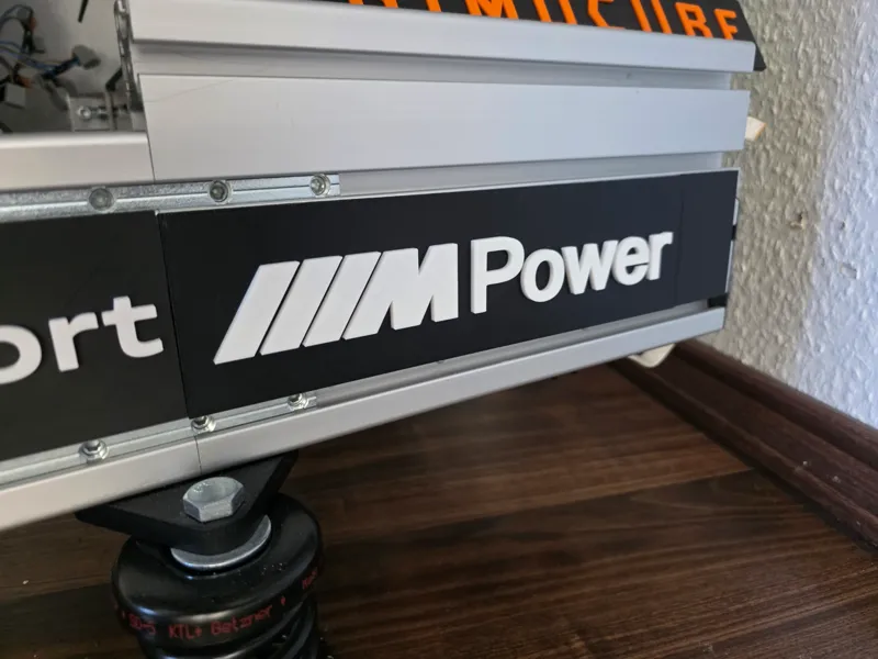 BMW Power Logo 7x25cm - für SIMRIG - 