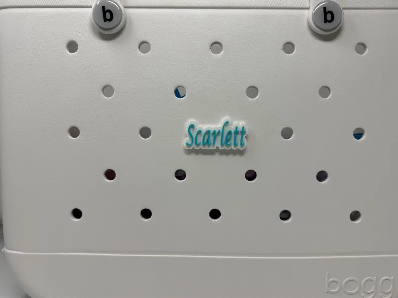 Bogg Bag Name Charm (Scarlett)