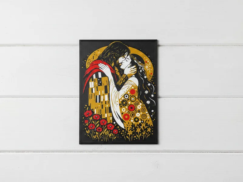 Kiss LOTR (Klimt style)