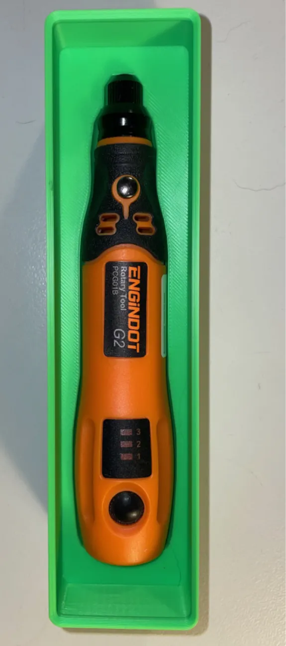 Gridfinity bin for Engindot G2 Mini Rotary Tool