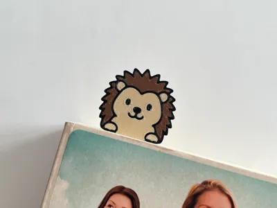 Hedgehog Bookmark – prickly and sweet