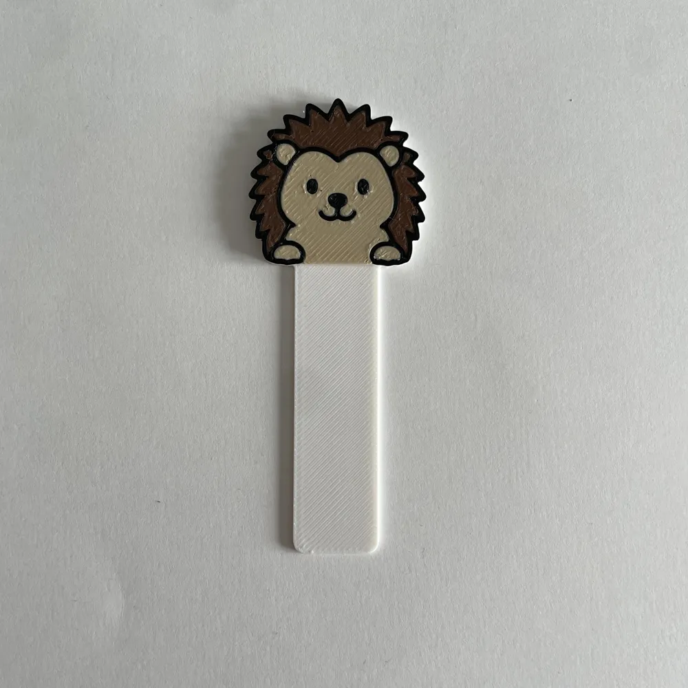 Igel-Lesezeichen – stachelig und süß von Jonas MakerWorld: Kostenlose ...