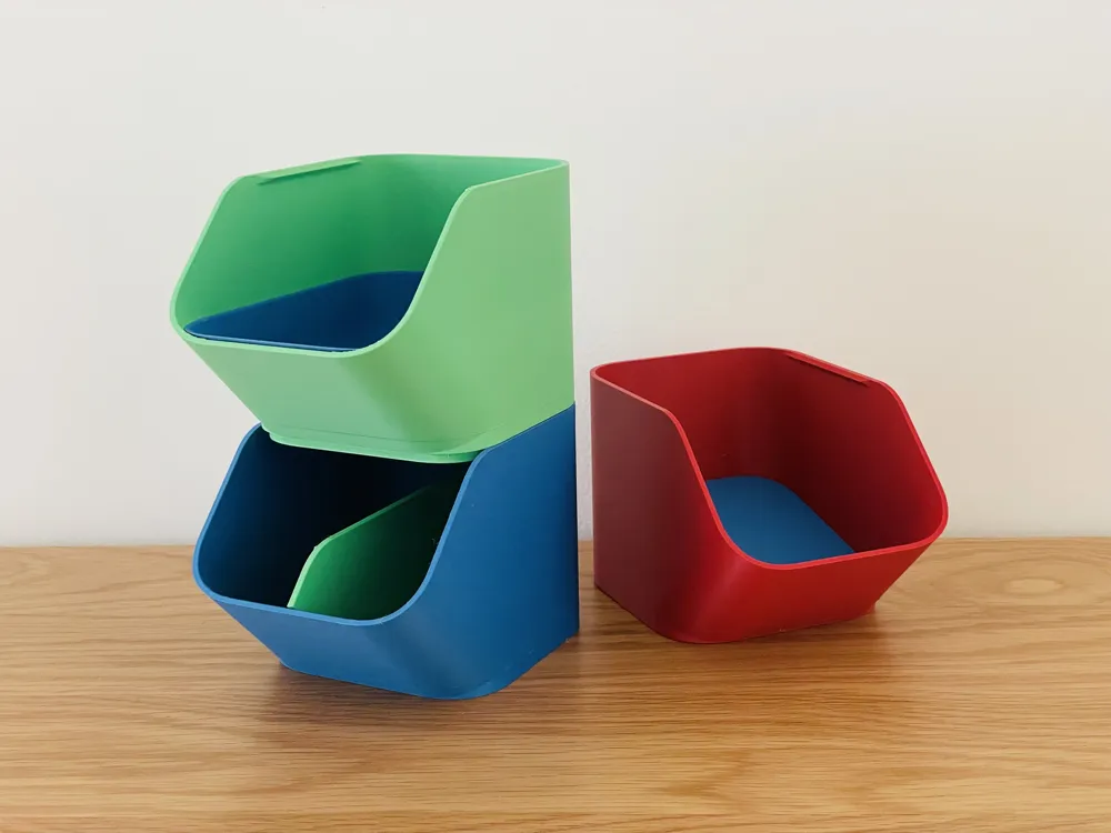 Parts Storage Set / Modular Desktop Storage System - Free 3D Print ...