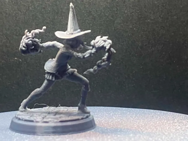 Fire Witch - Wizard Human- DND Miniature