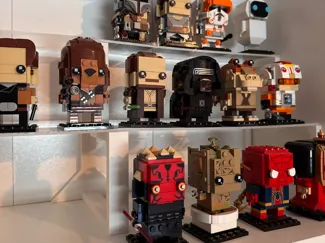 Brickheadz shelves for Gersby IKEA.