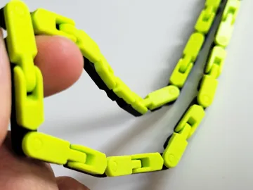 Modelo para impresión 3D: Micro Chain Loop — vista de referencia 3