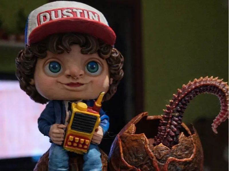 Dustin & Demogorgon