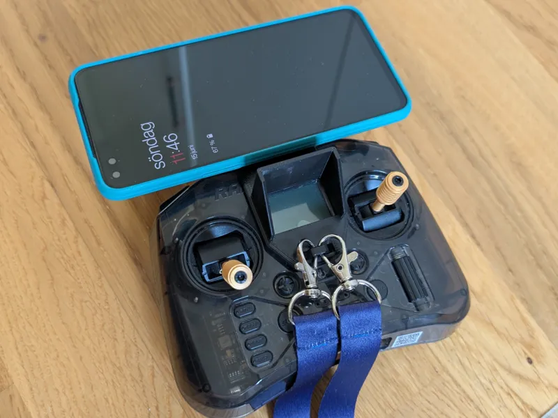 RadioMaster pocket phone holder for finger-strap