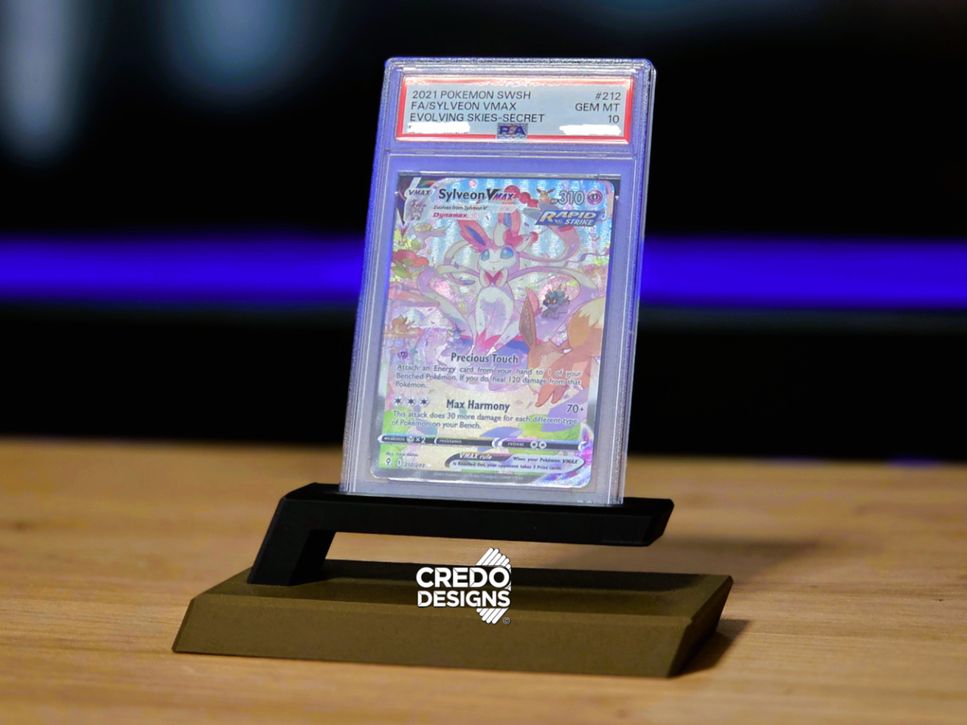 Minimalistic Pokémon PSA Slab Sleek Display Stand