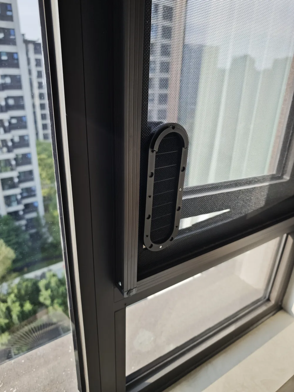 Outward Opening Window + Three-Section Screen Window Outdoor Exhaust ...