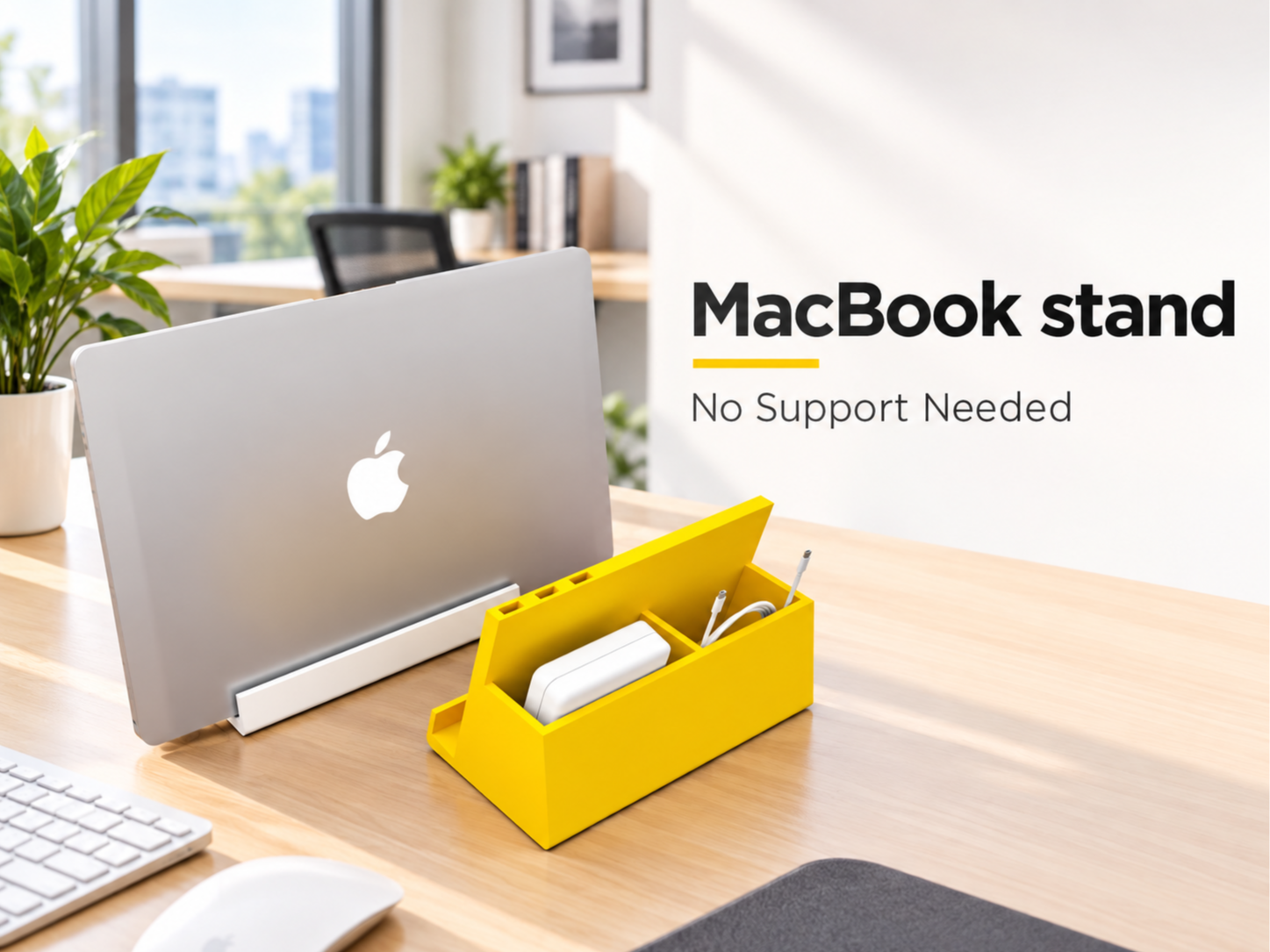 Laptop Stand Organizer 3D model